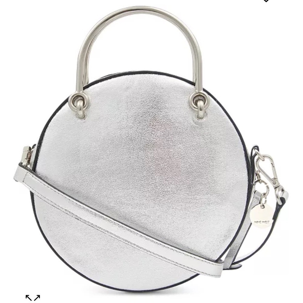 Topshop Round Sliver Crossbody Bag - Picture 8 of 13